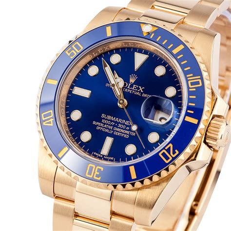 Rolex submariner 18k gold price